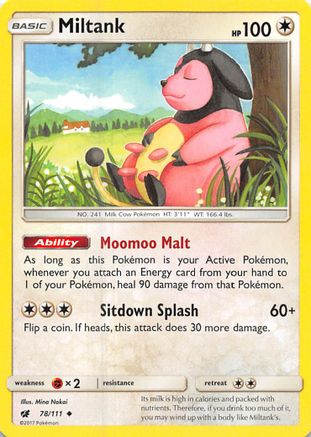 Miltank (78/111) [Soleil et Lune : Invasion pourpre] 