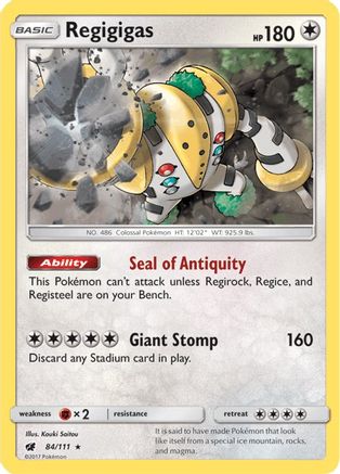 Regigigas 084  - Holofoil - Holo Rare