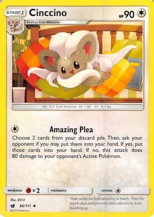 Cinccino 086  - Uncommon