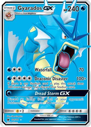 Gyarados GX (Full Art)  - Holofoil - Ultra Rare