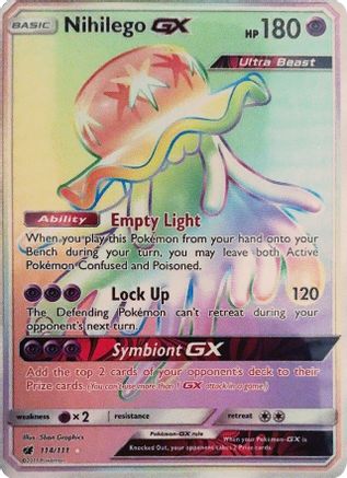 Nihilego GX (114/111) [Soleil et Lune : Invasion Pourpre] 