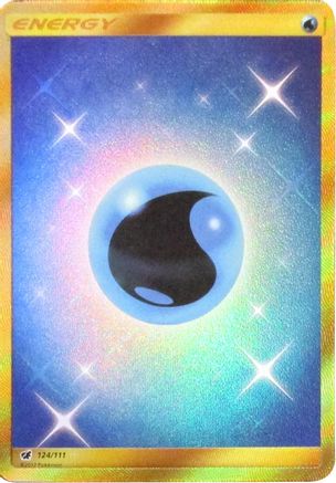 Water Energy (Secret) 124  - Holofoil - Secret Rare