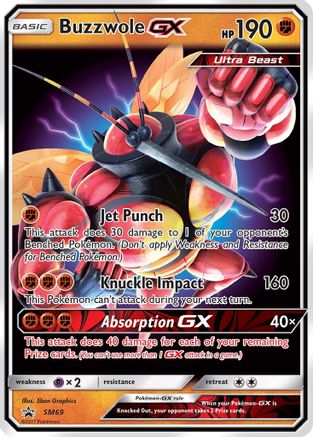 Buzzwole GX - SM69  - Holofoil - Promo