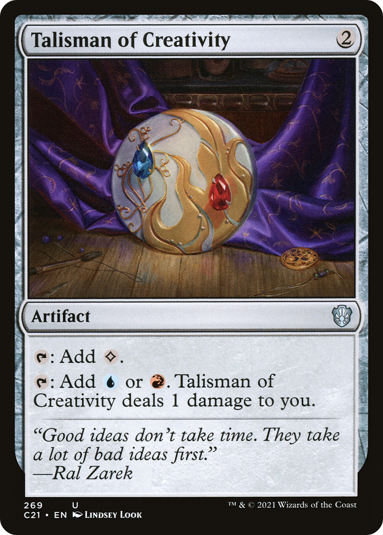 Talisman de créativité [Commandant 2021] 