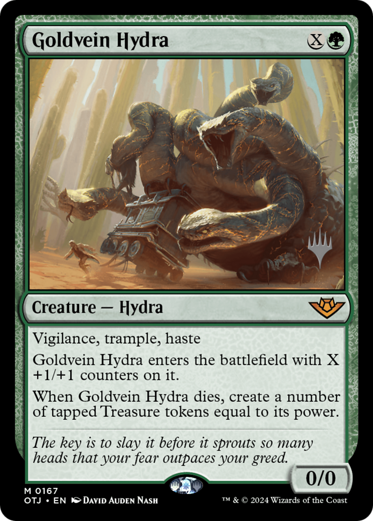 Goldvein Hydra (Pack promotionnel) [Promotions des hors-la-loi de Thunder Junction] 