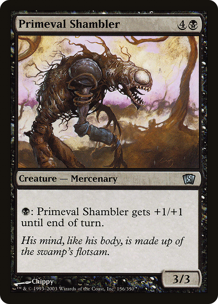 Primeval Shambler (8ED-156★) - 8th Edition Foil