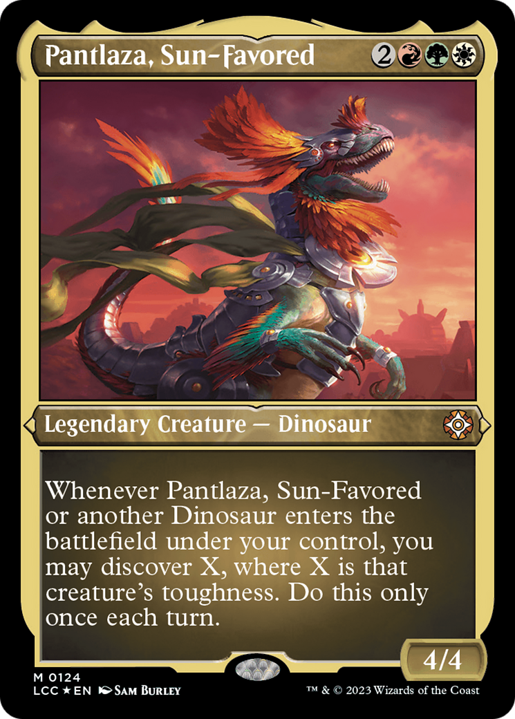 Pantlaza, favori du soleil (commandant d'affichage) [commandant des cavernes perdues d'Ixalan] 