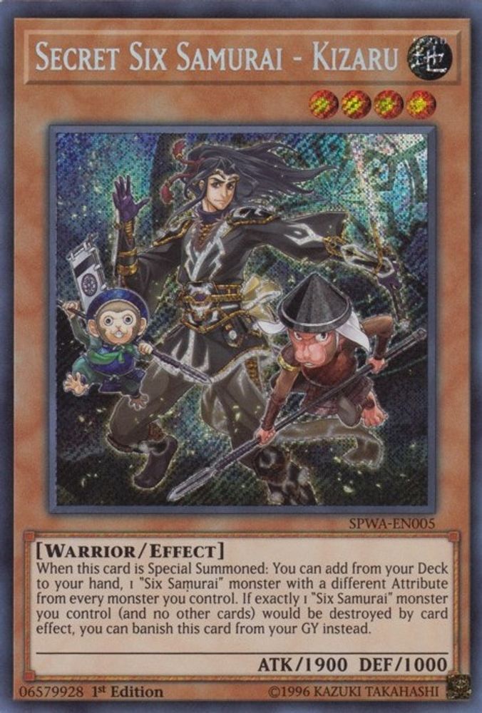 Secret Six Samurai - Kizaru (SPWA-EN005) - Secret Rare