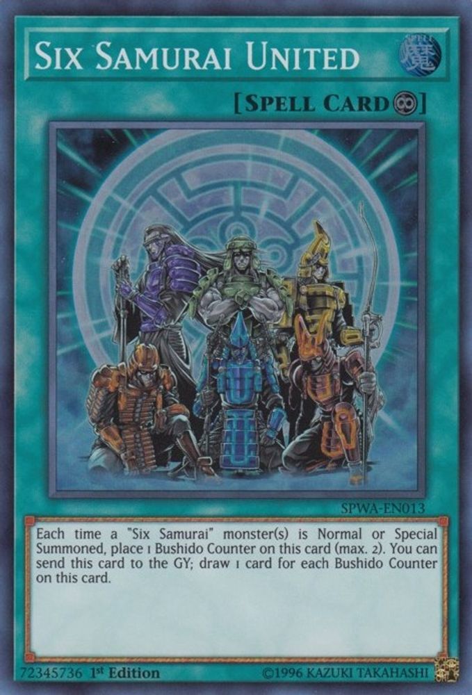 Six Samurai United [SPWA-EN013] Super Rare 