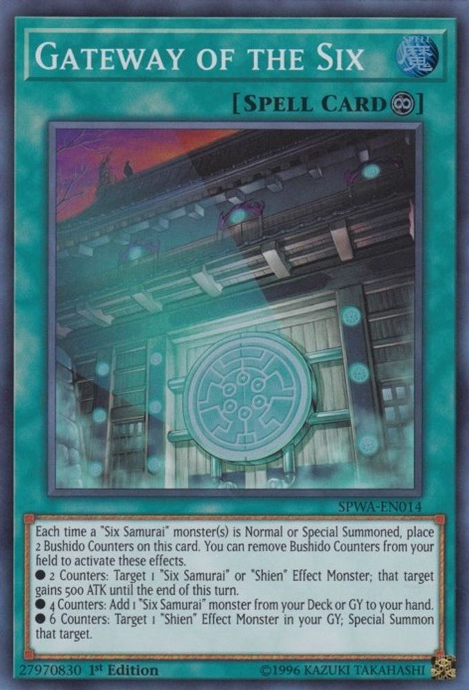 Gateway of the Six (SPWA-EN014) - Super Rare