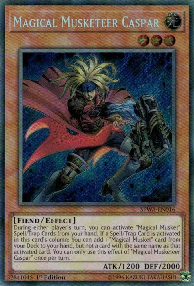 Magical Musketeer Caspar (SPWA-EN016) - Secret Rare