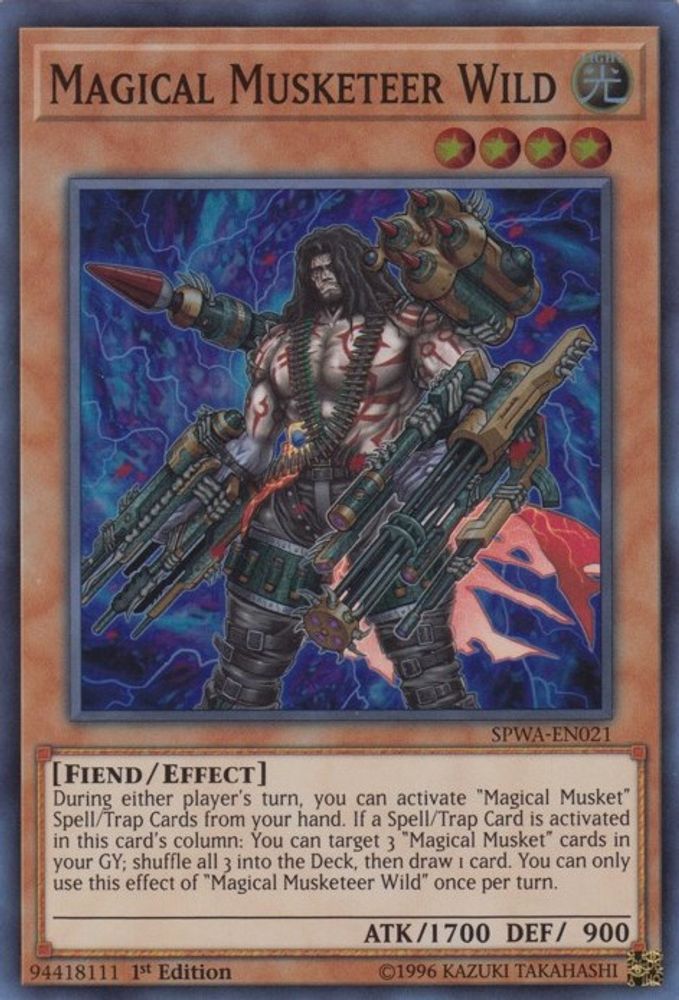 Magical Musketeer Wild (SPWA-EN021) - Super Rare
