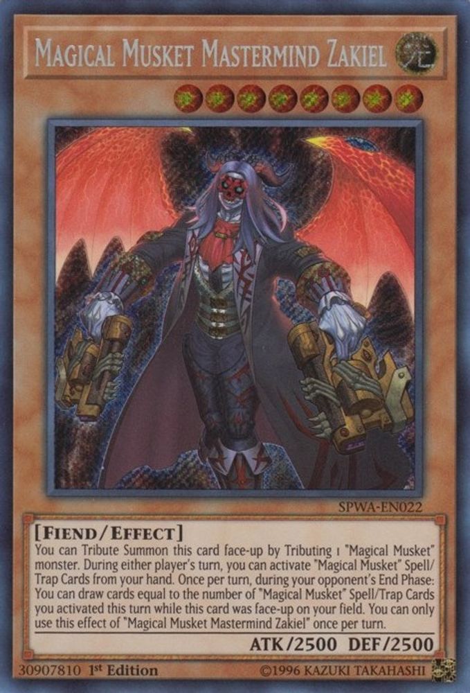 Magical Musket Mastermind Zakiel (SPWA-EN022) - Secret Rare