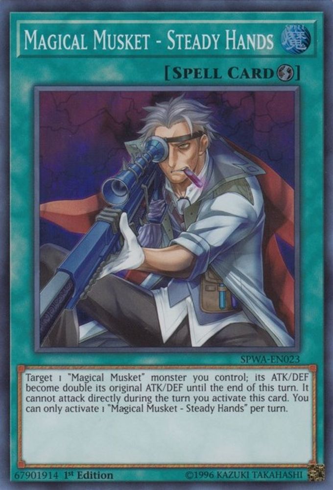 Magical Musket - Steady Hands (SPWA-EN023) - Super Rare