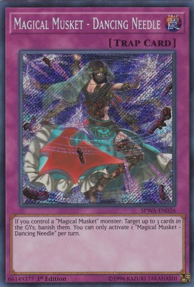 Magical Musket - Dancing Needle (SPWA-EN026) - Secret Rare