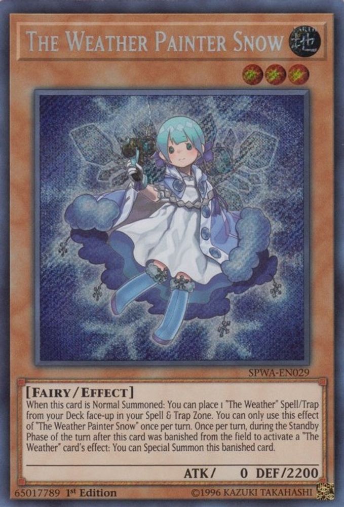 Le peintre météo neige [SPWA-EN029] Secret Rare 