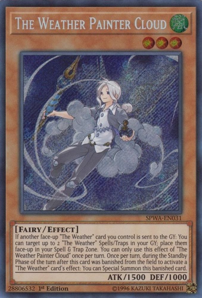 The Weather Painter Cloud (SPWA-EN031) - Secret Rare