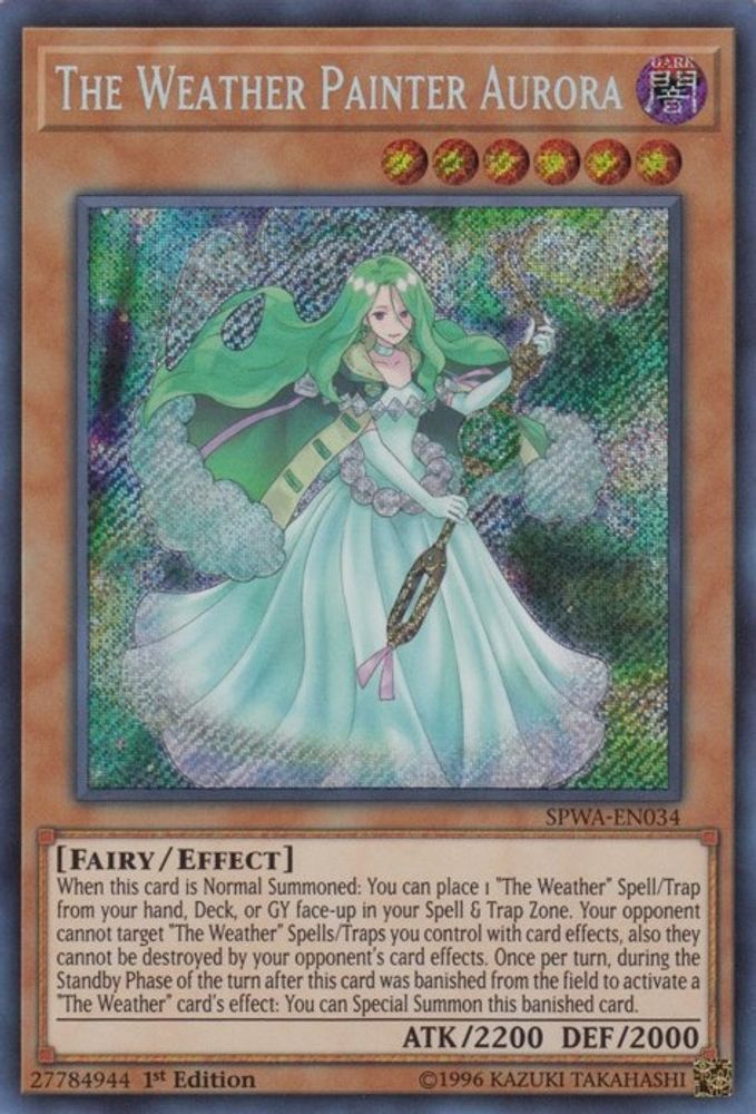 Le peintre météo Aurora [SPWA-EN034] Secret Rare 