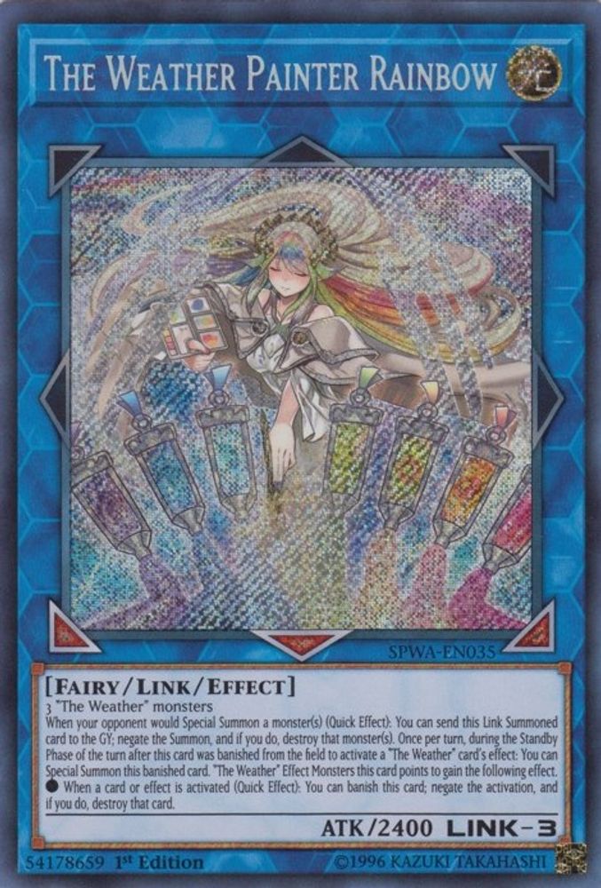 Le peintre météo arc-en-ciel [SPWA-EN035] Secret Rare 