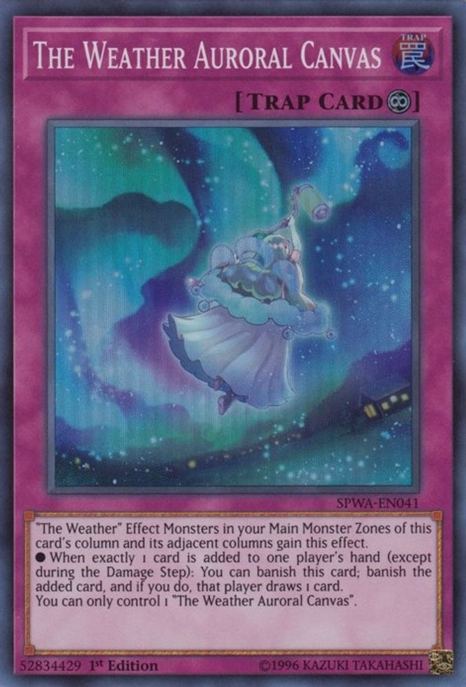 The Weather Auroral Canvas (SPWA-EN041) - Super Rare