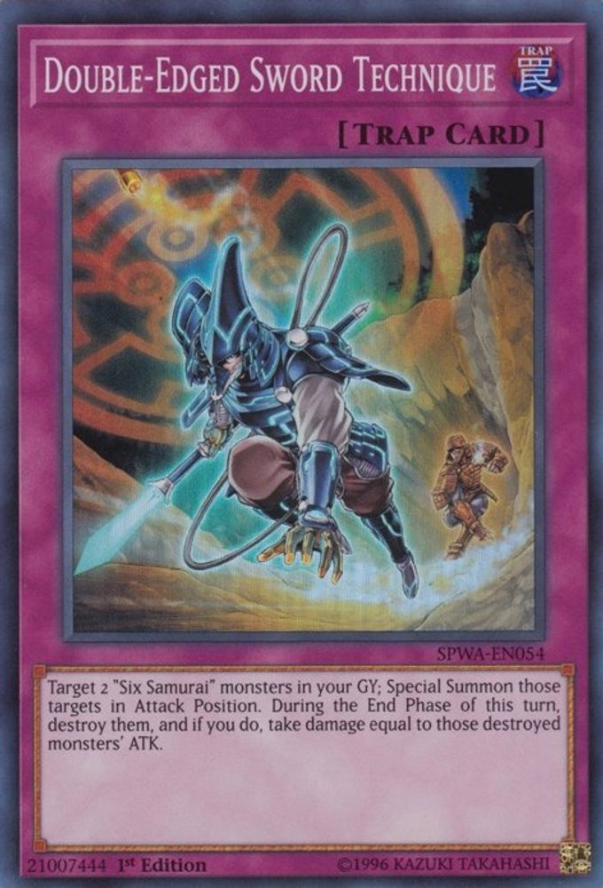Double-Edged Sword Technique (SPWA-EN054) - Super Rare