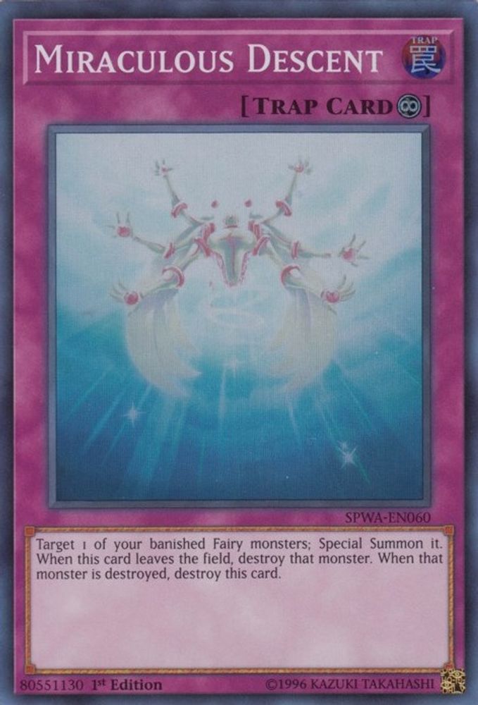 Miraculous Descent (SPWA-EN060) - Super Rare