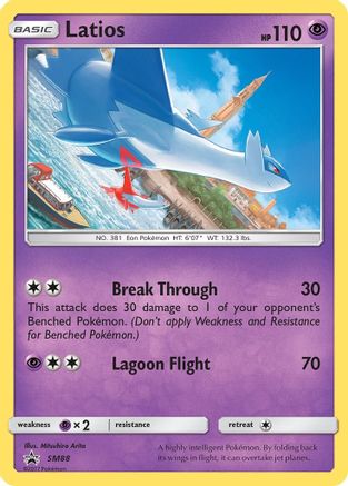 Latios (SM88) [Soleil et Lune : Promos Black Star] 