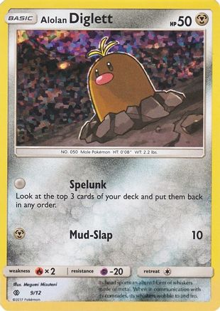 Alolan Diglett - 9/12/12  - Holofoil - Promo