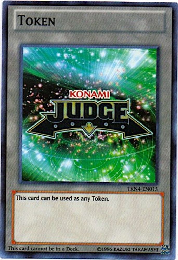 Official Judge Token: TKN4-EN015 (TKN4-EN015) - Super Rare