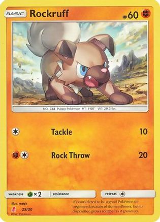 Rockruff (#29)  - Common