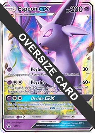 Espeon GX (SM35) (carte Jumbo) [Soleil et Lune : Black Star Promos] 