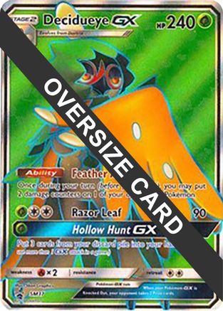 Decidueye GX (SM37) (carte Jumbo) [Soleil et Lune : Black Star Promos] 