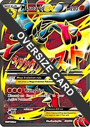 M Lucario EX (55a/111) (carte Jumbo) [XY : Furious Fists] 