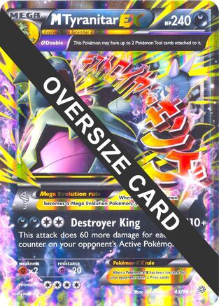 M Tyranitar EX - 43/98/98  - Holofoil - Promo