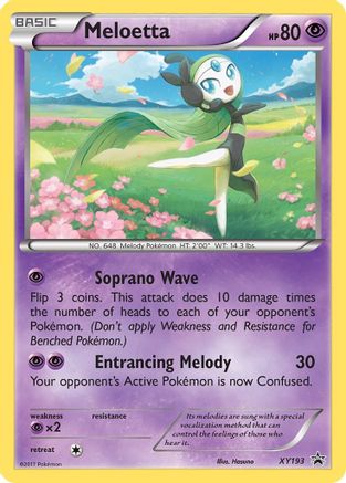 Meloetta - XY193  - Holofoil - Promo