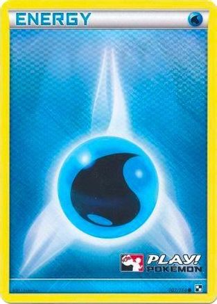 Water Energy (Play! Pokemon) 107/114  - Holofoil - Promo