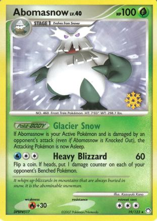Abomasnow - 19/123/123  - Promo