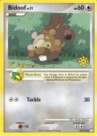 Bidoof - 73/123/123  - Promo