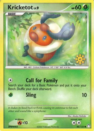 Kricketot - 86/123/123  - Promo