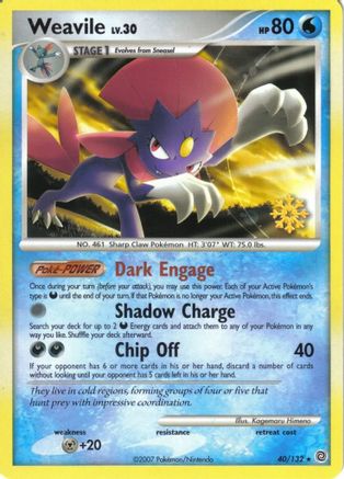 Weavile - 40/132/132  - Promo