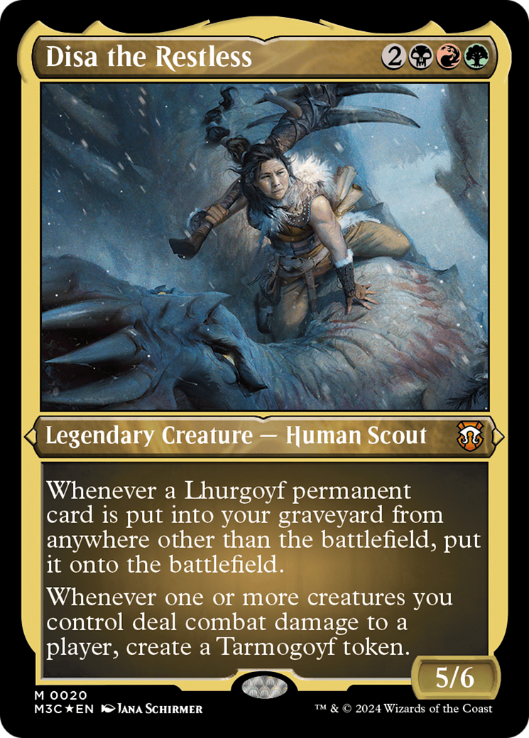 Disa l'agité (Foil Etched) [Modern Horizons 3 Commander] 