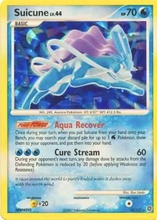 Suicune (Cracked Ice Holo) 019/132  - Holofoil - Promo