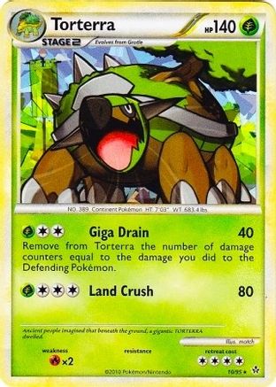 Torterra - 10/95 (Cracked Ice Holo)/95  - Holofoil - Promo