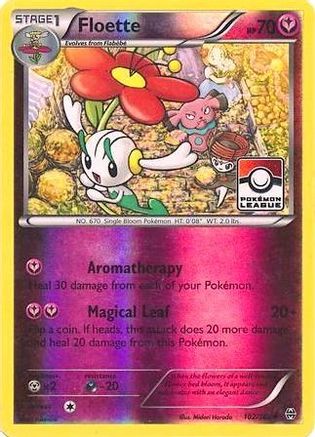 Floette (Pokemon League) 102/162  - Reverse Holofoil - Promo