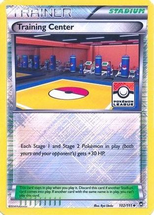 Centre d'entraînement (102/111) (Promo de la Ligue) [XY : Furious Fists] 