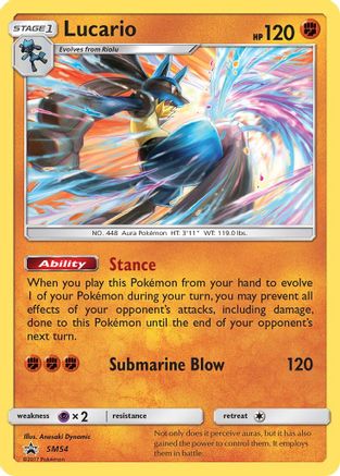 Lucario SM54  - Holofoil - Promo