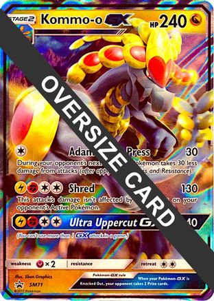 Kommo-o GX - SM71 (SM Black Star Promo)  - Holofoil - Promo