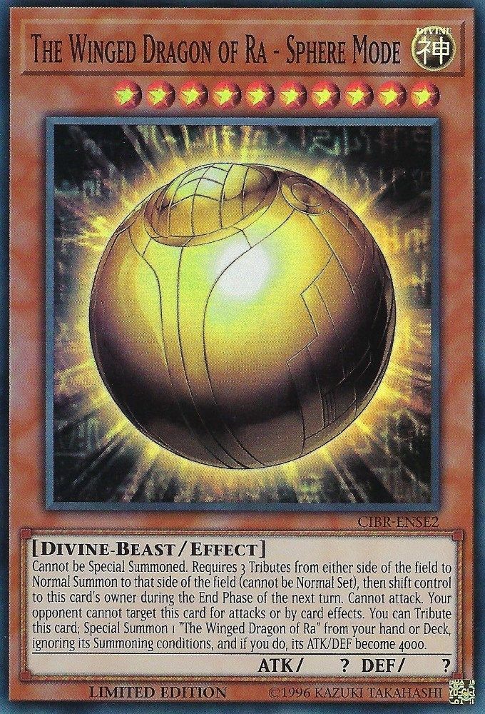 The Winged Dragon of Ra - Sphere Mode (CIBR-ENSE2) - Super Rare