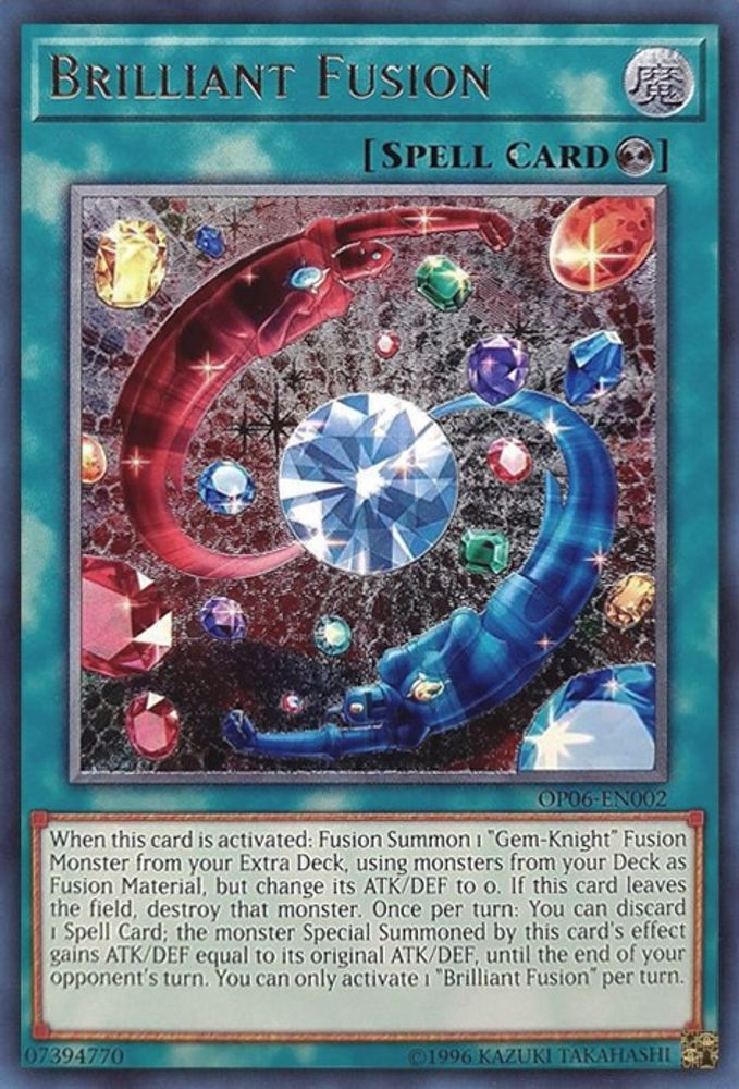 Brilliant Fusion (UTR) (OP06-EN002) - Ultimate Rare