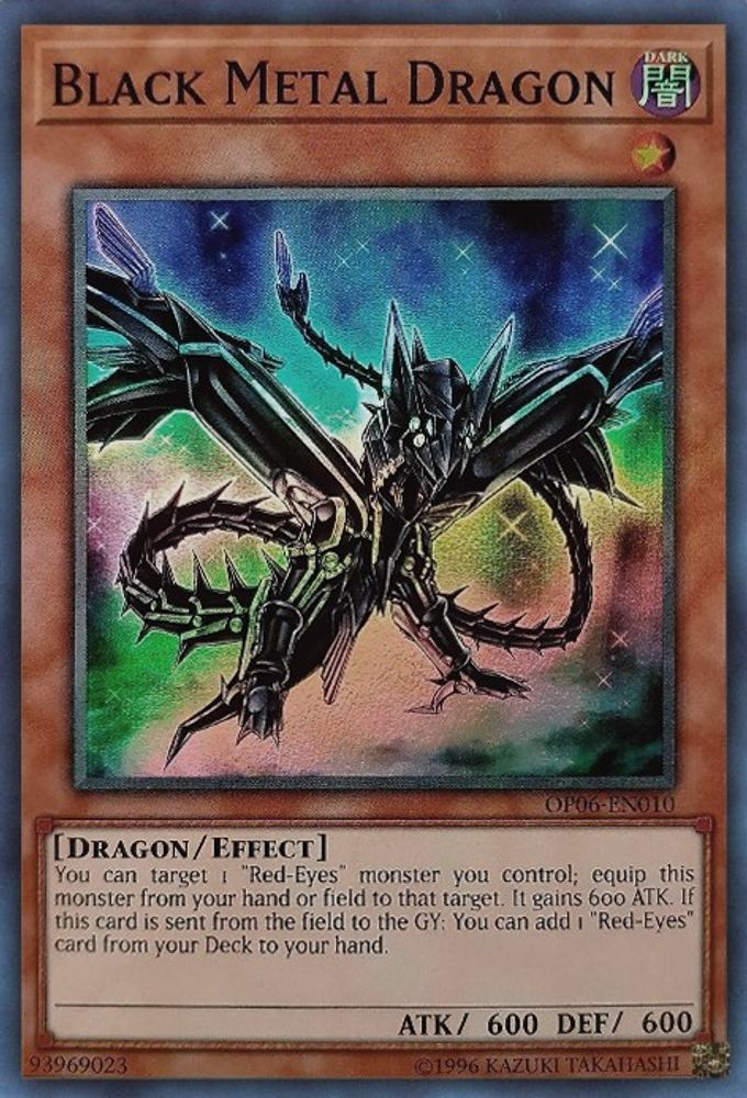 Black Metal Dragon (OP06-EN010) - Super Rare